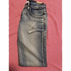 Crest The Collection Women Jeans Size 1 2 Embellished Pockets Blue Denim